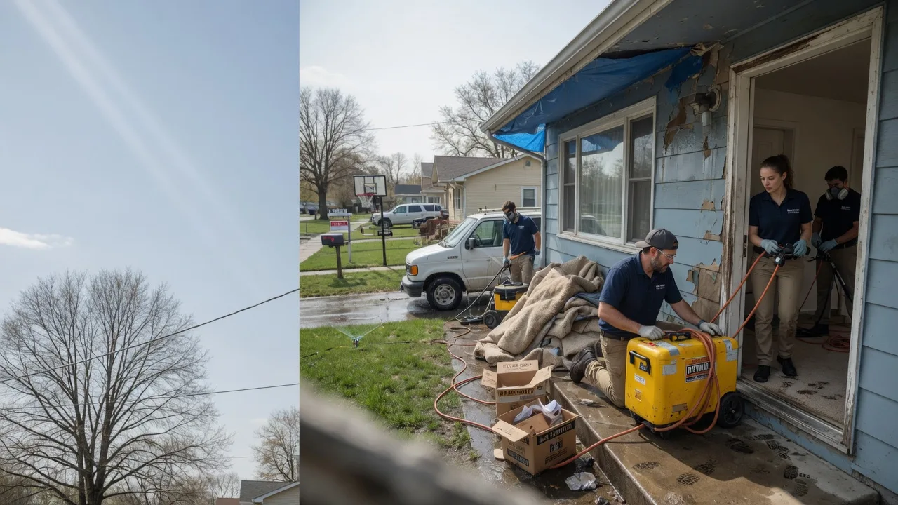Basement Flood Cleanup in Goldsmith, TX near me